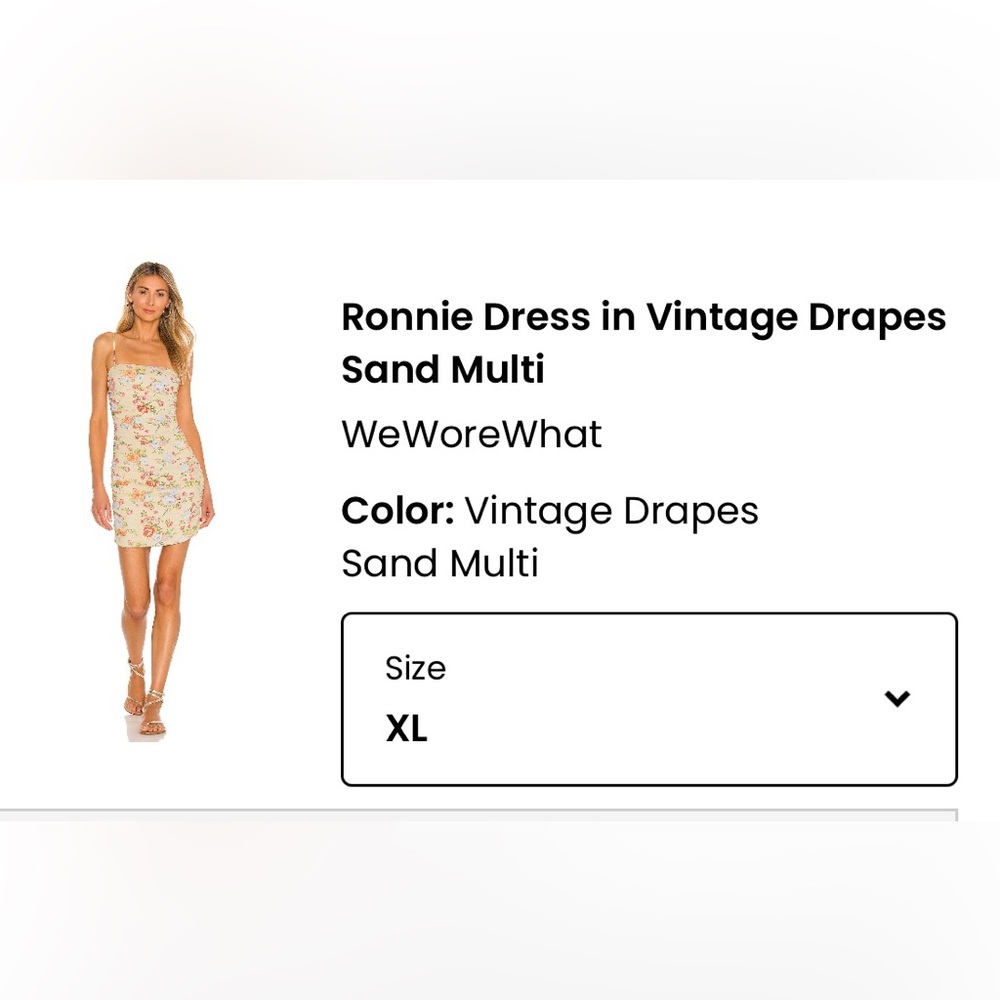 Ronnie Dress in Vintage Drapes
Sand Multi
WeWoreWhat